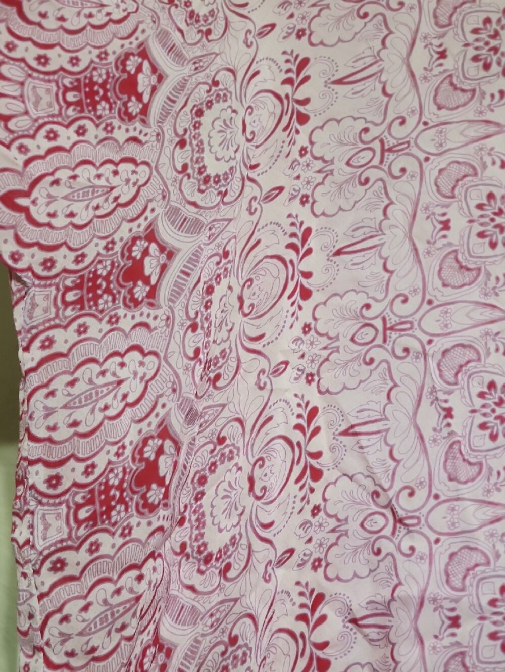 Johnny Was Pink Paisley-Print Tunic Top - Picture 3 of 4